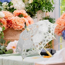 Spitzen-Sonnenschirm, Kostüm-Zubehör für Teeparty, Tanzdekoration