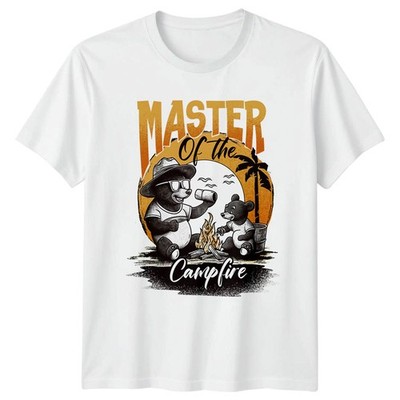 Master Of The Campfire Herren T-Shirt Bär Camping Outdoor Vatertag