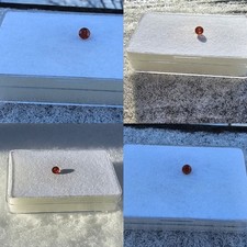 Spessartite garnet 3.8mm Round Loose Gemstone 