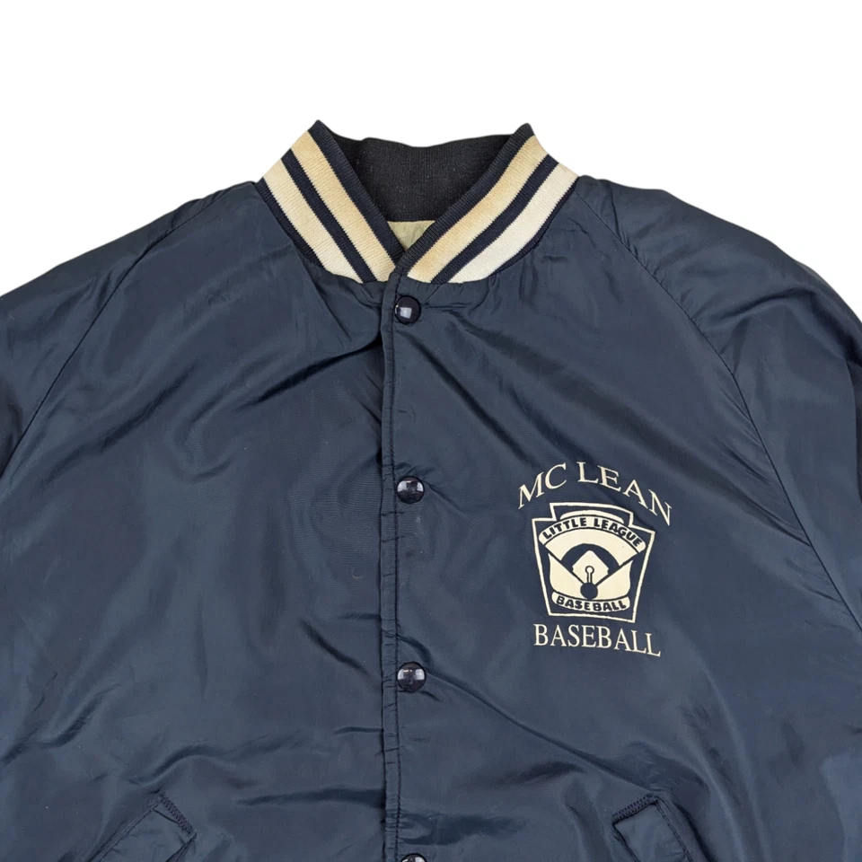 Vintage NAVAL AIR McLean Baseball Varsity Jacket Vintage NBA Varsity Jacket - Image 4 of 4