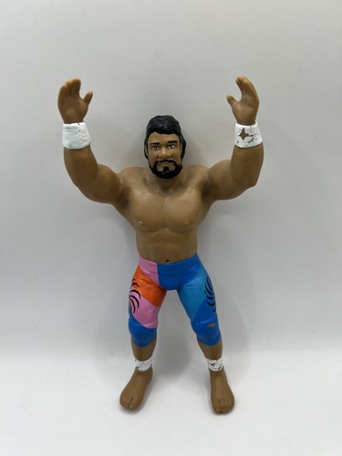 VINTAGE 1989 WWF LJN HAKU BLACK CARD SUPERSTARS ACTION FIGURE (23) - Picture 5 of 20