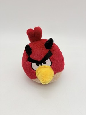 Angry Birds Plush Red Devil Horns Tails Halloween Stuffed Toy