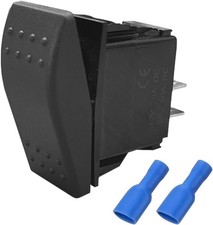 Versatile 20A Waterproof Rocker Switch - ON-OFF Control for Automotive Use