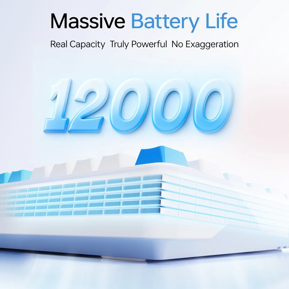 ATK A98 Pro Wireless Mechanical Keyboard 98 Keys 8KHz RGB Gasket 12000mAh - Image 4 of 4