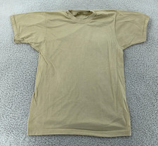 Vintage 80s Screen Stars Blank Tan T-Shirt Mens Small Single Stitch Crewneck USA