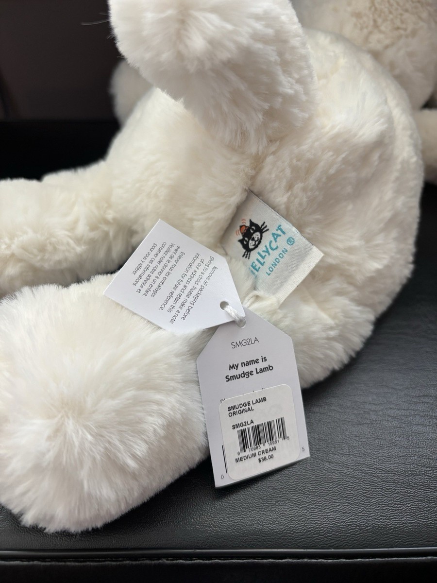 Jellycat Smudge Lamb Authentic Rare Hard To Find Medium | eBay