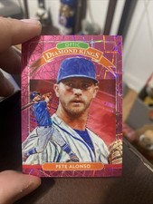2020 Panini Donruss Optic  Diamond Kings Pete Alonso #7 Pink Velocity Prizm /199