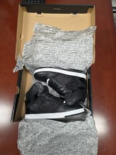 Pastry Glam Pie Glitter High-Top Sneaker Dance Shoes, Black, Women Size 5, NEW 