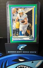 2025 Panini Donruss Ladd McConkey #31 Press Proof Green Chargers