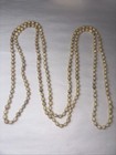 Vtg Kukui nut bean Necklace ~ Super long rope length, 41 1/2" long or 83" around — photo 2