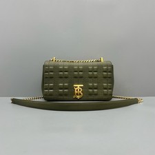 Burberry Pre-Owned Authentic Chain Bag Green Free Tracked Shipping