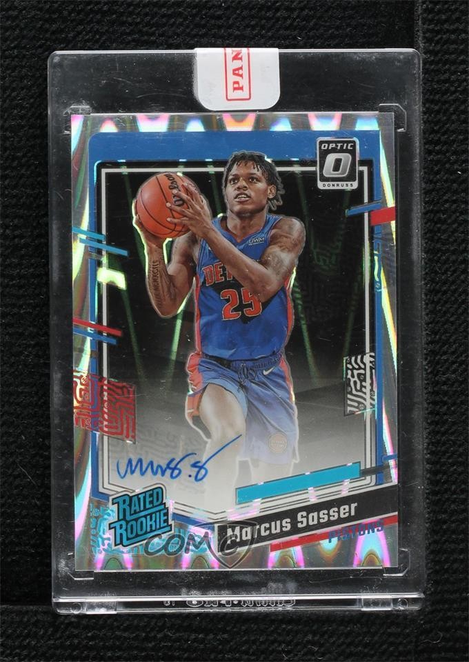 2023 Donruss Optic Rated Signatures Optix Prizm Marcus Sasser Rookie Auto RC 1da