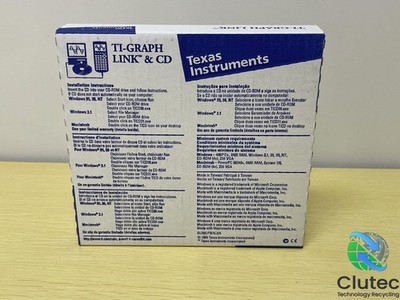 New Texas Instruments TI-Graph Link and CD 