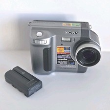 Sony Mavica MVC-FD90 1.6MP Digital Camera - Silver Tested WORKING