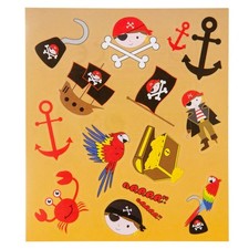 Jouetprive-Sticker Sheet Pirate 8557