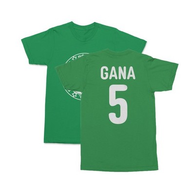 Senegal 5 Gana 2-Sided Jersey-Style Soccer Unisex T-Shirt