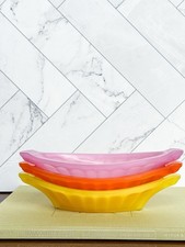 Set Of Three Vintage Banana Split Bowls