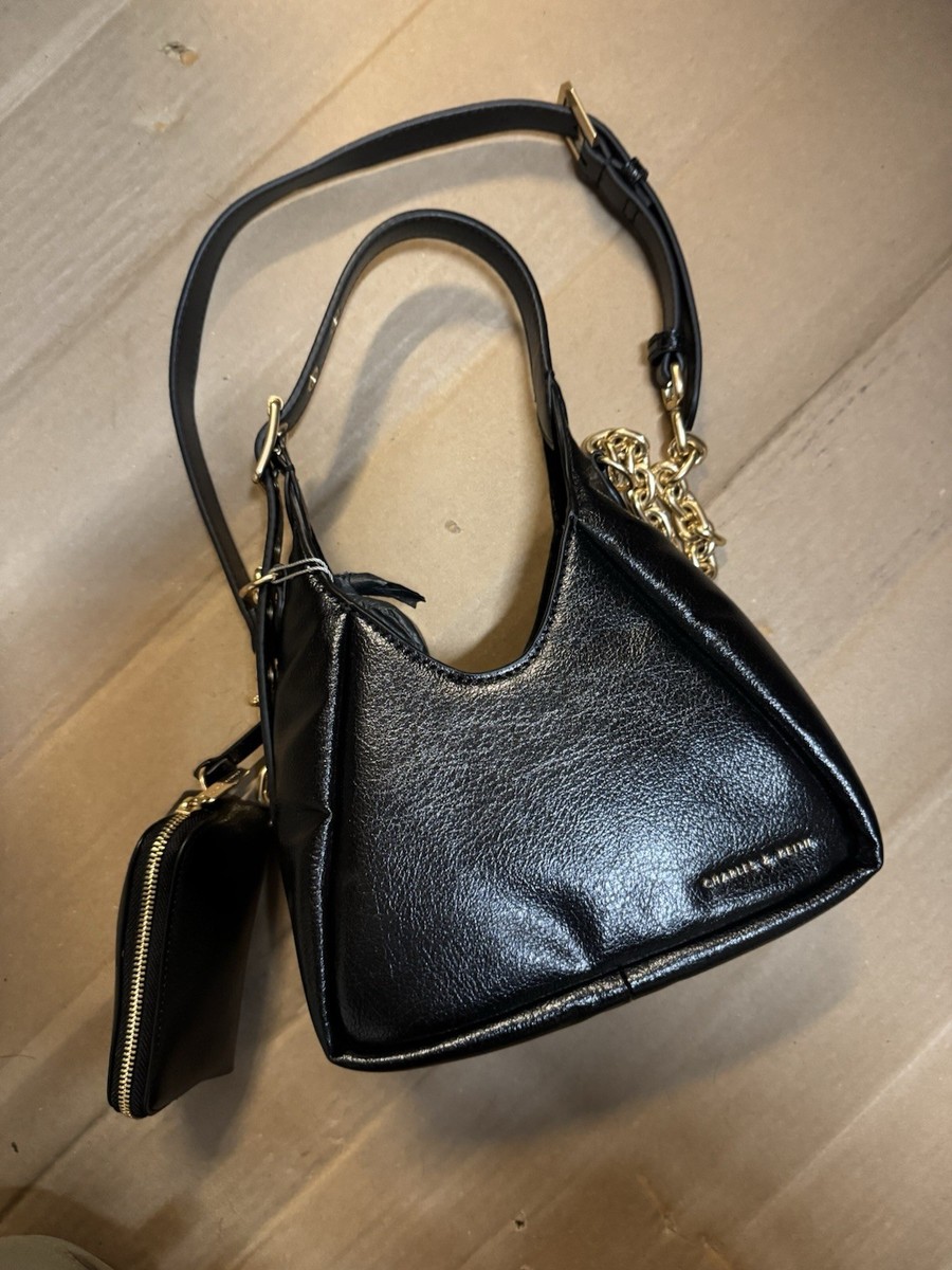 Hobo Bag Charles And Keith Bag 2021 Charles Keith Black Shoulder
