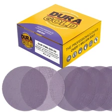 220 Grit 6" Purple Ceramic Mesh Sanding Discs, Box of 30 - Hook & Loop Sandpaper