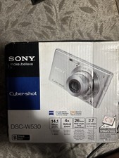 Sony Cyber-shot DSC-W530 14.1MP Digital Camera - Black for sale