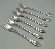 Rosenthal posate Fabula Paul Wunderlich 6 forchette da tavola 22,5 cm acciaio inox forchetta