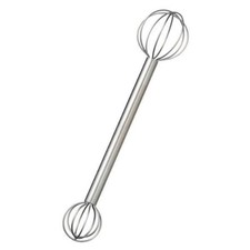 Double Head Miso Soup Stirring Spoon for Precise Flavor Control Nonrust Steel