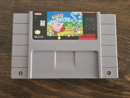 ORIGINAL SNES KIRBY'S AVALANCHE CARTRIDGE