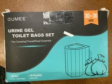 OUMEE 8/12/20/23/28 Pcs Emergency Disposable Urinal Bags, 700 ML Camping Pee Bag
