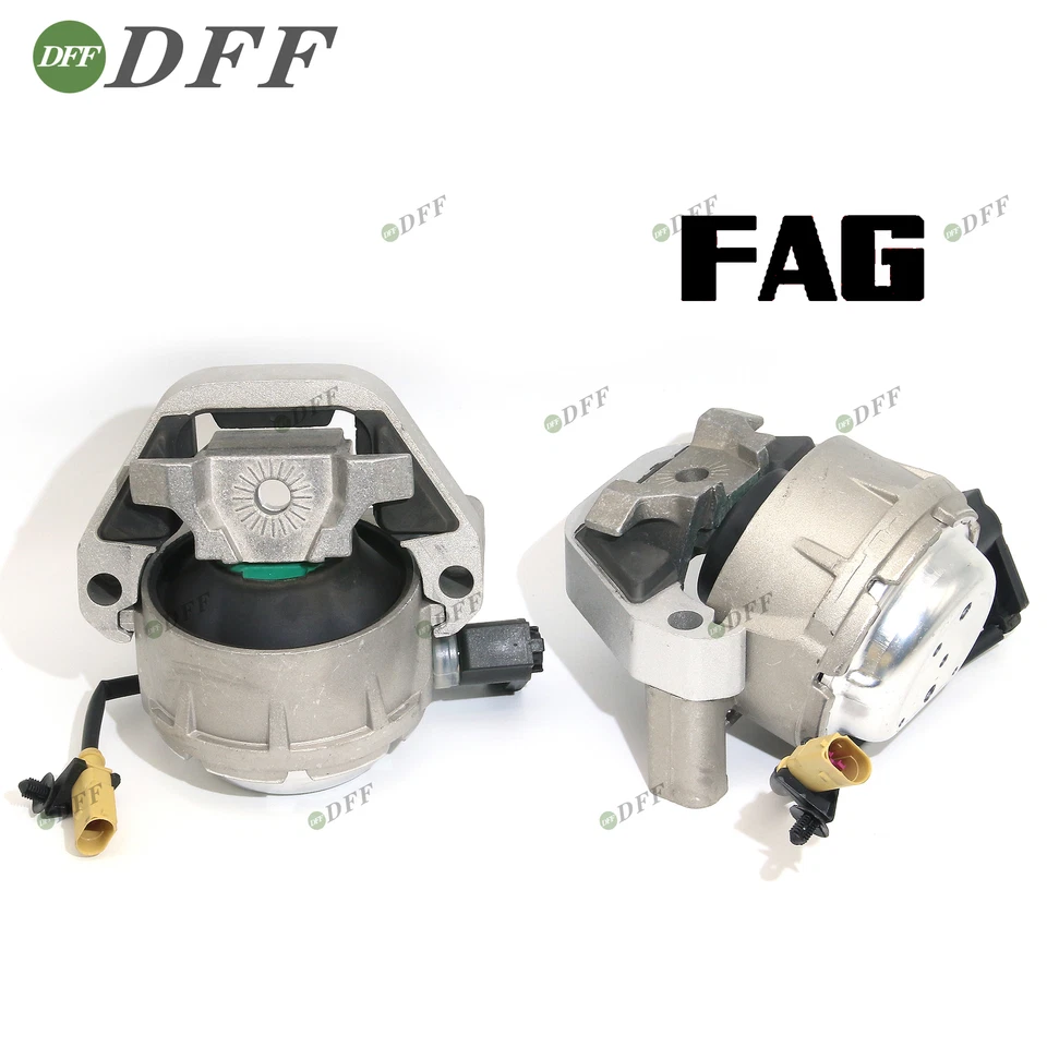 Par de soportes de motor hidráulico izquierdo derecho de 2 piezas ambos lados FAG para Audi A8 D4 3.0 T Foto 2 de 4