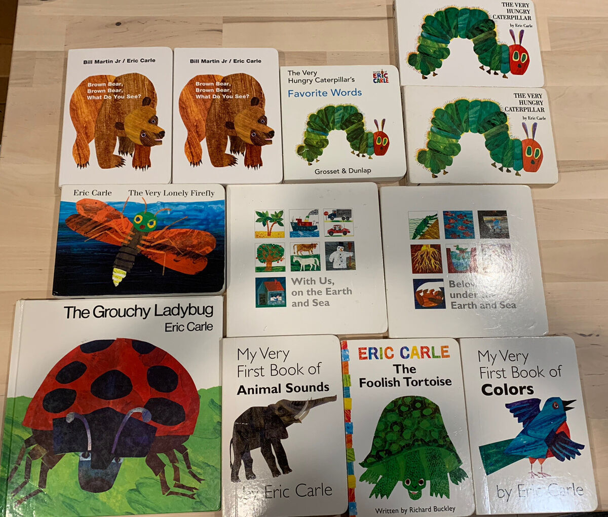 Fun Collection (Lot of 14) Of Eric Carle Books for
