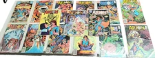 ARION Lord of Atlantis comics comic book lot in collector's sleeves 15 issues