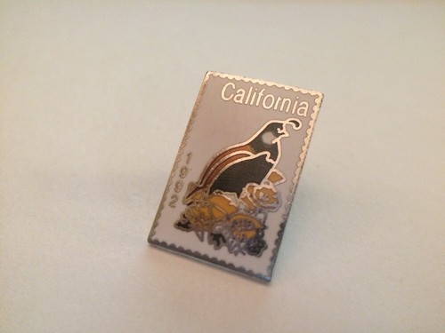 1992 California Quail Bird Vintage NOS Metall & Emaille Krawattennadel Anstecknadel - Bild 4 von 8