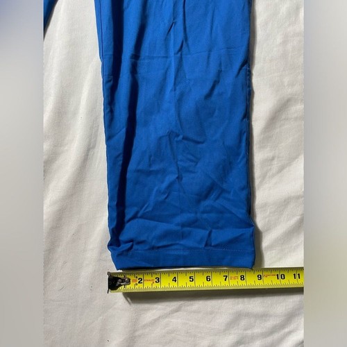 NWT Greys Anatomy Spandex Stretch Men's Belted Cargo Scrub Pants New Royal Sz XL - Picture 7 of 9