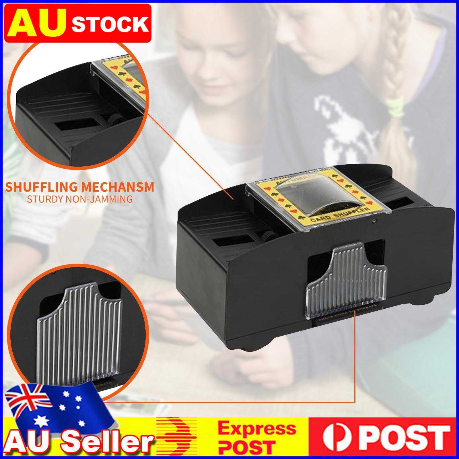 16 Deck Automatic Card Shuffler USB/Battery Powered Electric Shuffling