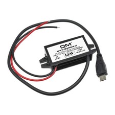 DC/DC 12V To 5V 3A 15W Car Charger Converter Module with Micro USB Cable New