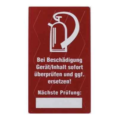 10x Siegel Feuerlöscher Prüfsiegel Kontrollsiegel  - Bild 1 von 2