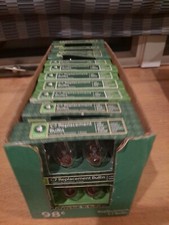 Holiday Time C7 Clear Replacement Bulbs New Old Stock 4-Pack Lot of 22 Packages