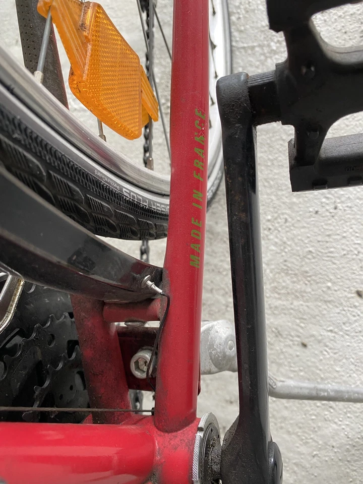 Damen Fahrrad Peugeot rot; City-Rad; Licht - Bild 3 von 4