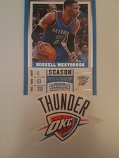 2 of OKC Thunder themed Car Decal Sticker quality basketball collectable