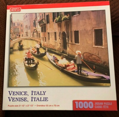 ''Venice, Italy'' 1000 Piece Jigsaw Puzzle  According to Hoyle New Unopened Box