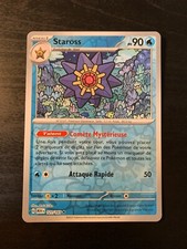 Carte Pokémon REVERSE Staross 121/165 MEW Ecarlate Violet Pokémon 151 FR NEUF
