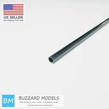 Pulltruded Carbon Fiber Tube Round 8mm x 6.0mm x 1000mm