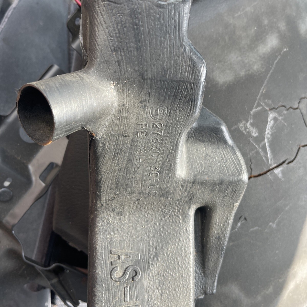 1990 NISSAN 300ZX FLOOR HVAC A/C HEATER DUCT VENT TUBE PIPE LEFT