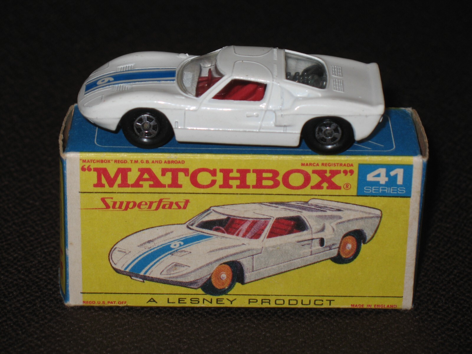 Matchbox 41c, Ford GT - Free Price Guide & Review