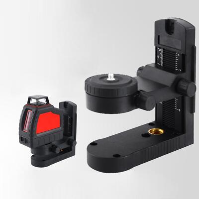 Level Bracket Pivoting Base Universal Height Adjustment Holder 360° Fine Tuning
