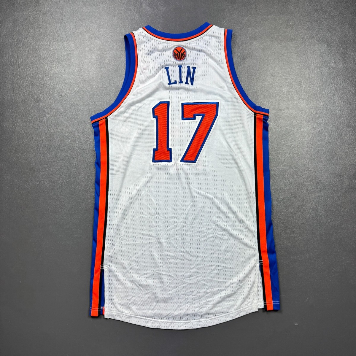 100% Authentic Jeremy Lin Adidas 2011 New York Knicks Pro Cut