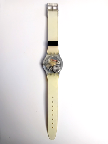 Swatch Standard Gent Sombrero GM143 1998 Vintage Orologio da polso Anni 90 NOS - Foto 8 di 10