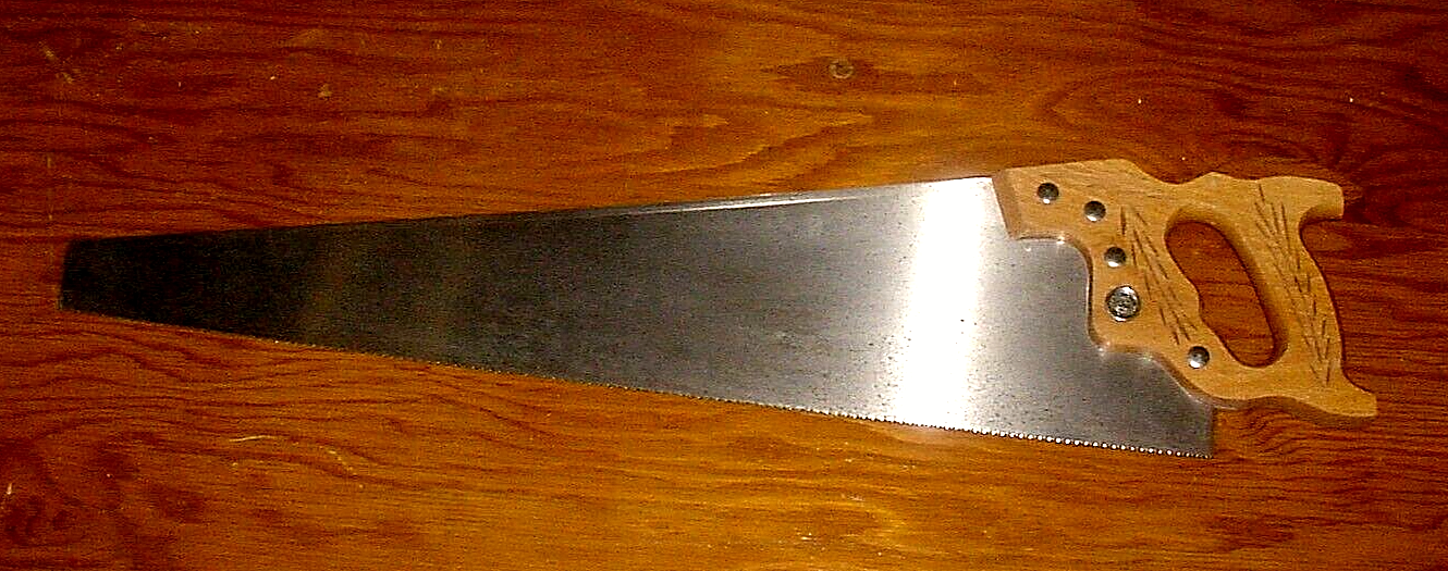 Vintage Disston D23 Hand Saw 26” 11 point 11 TPI Very Nice Condition