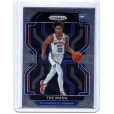 2021-22 Panini Prizm TRE MANN #274 (RC) Rookie Oklahoma City Thunder A-14