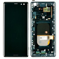 Sony Xperia XZ3 H8416 Display Anzeige Glas Modul + Rahmen, GrüN / Blau